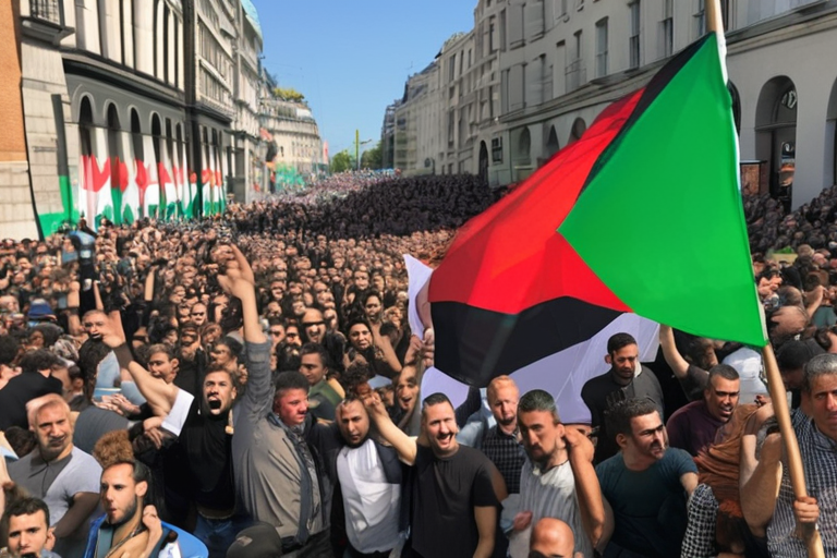 Gaza Protests Sweep Europe: Thousands Take to Streets Amid Arrests in London