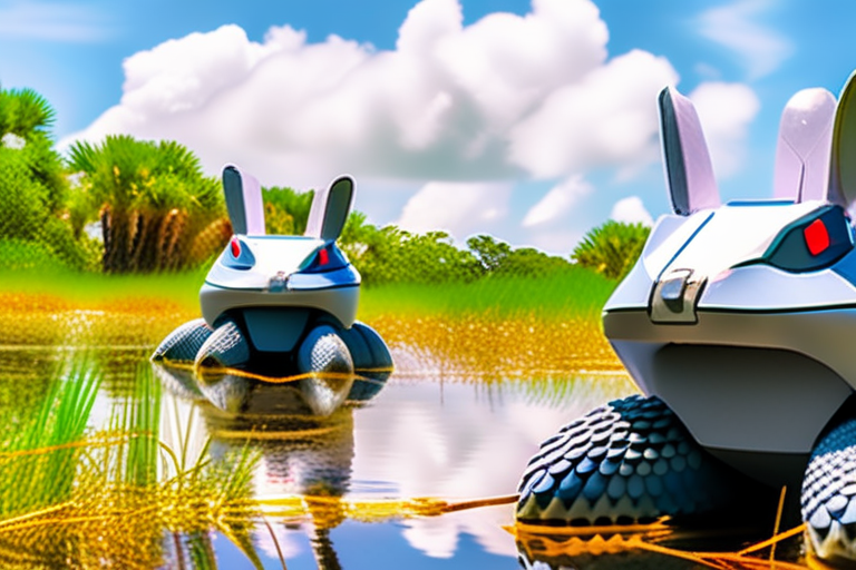Florida Deploys Robotic Rabbit Decoys to Combat Burmese Pythons in the Everglades
