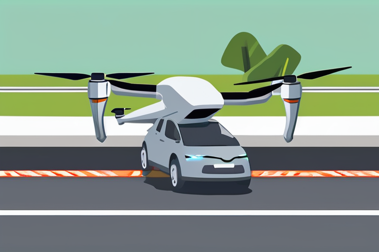 "Drones Defy Speed Limits, Landing on Vehicles at 110km/h"