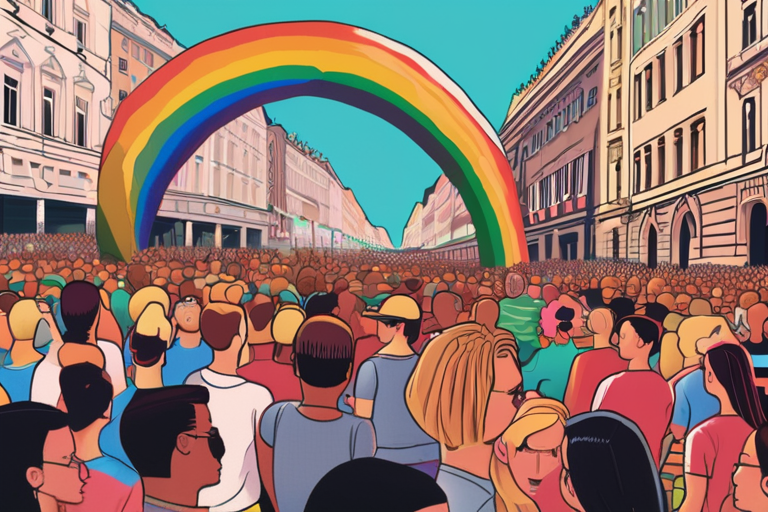 Thousands Defy Ban to Join Hungary's Largest Pride March Since Controversial Law Passed