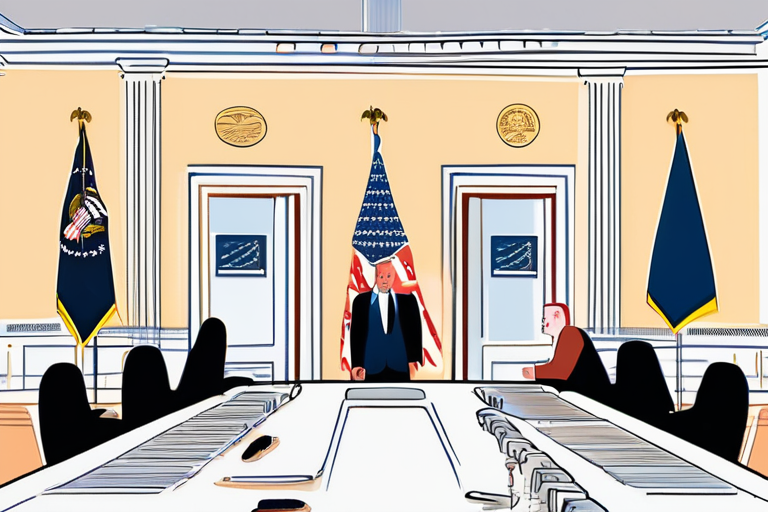 White House Meeting Turns Briefly Lighthearted Amid Tensions