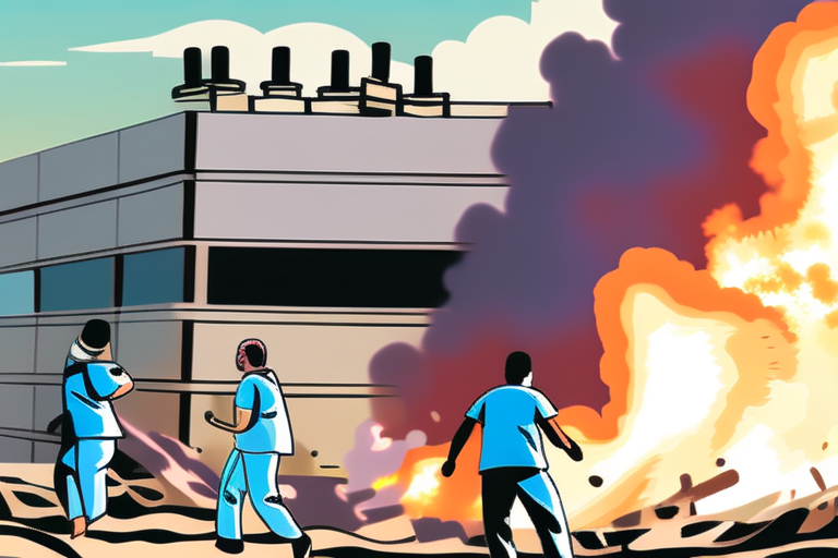 Deadly Israel Strike Hits Gaza's Nasser Hospital Four Times, Leaving 20 Dead