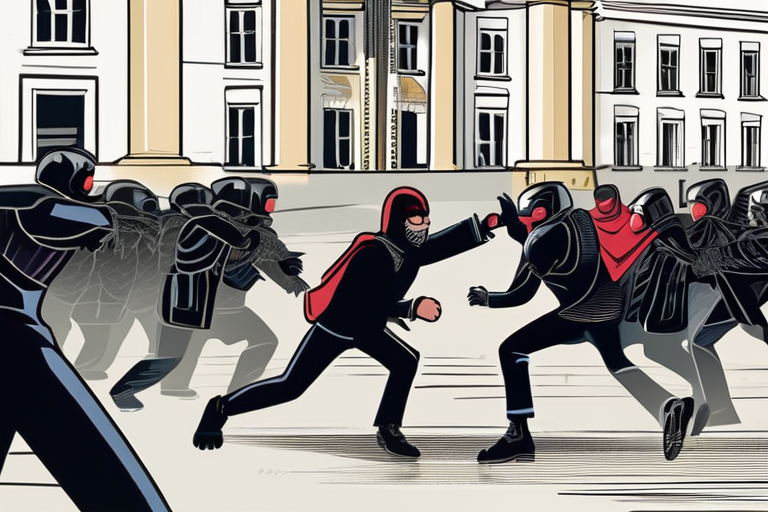 "Protesters Storm Tbilisi Presidential Palace in Chaotic Confrontation"