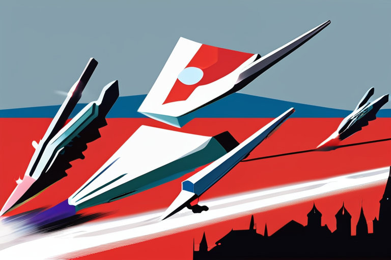 "Russia Unleashes Devastating Missile and Drone Assault, Killing Five"