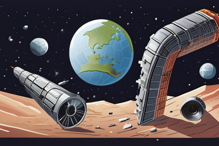 Removing 50 Pieces of Space Debris Cuts Overall Danger by Half