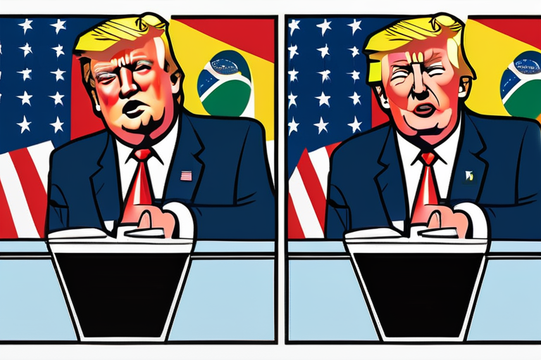Trump Initiates "Friendly" Call with Brazilian President Amid Trade Tensions