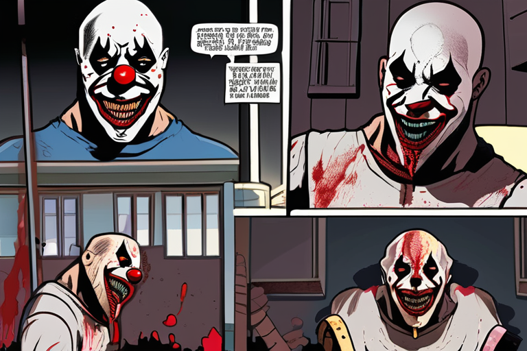 Art the Clown Unleashes Bloody Mayhem on Universal's Terrifier Haunted House