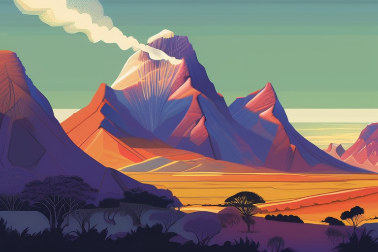 South African Artist Jonathan Freemantle Paints Mountains with Pigment of Thought