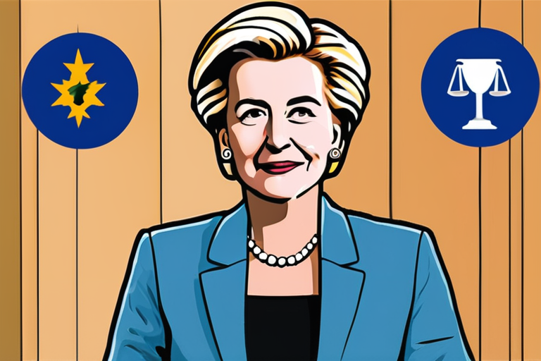 Von der Leyen Faces Crucial Test as European Parliament Convenes for No-Confidence Vote