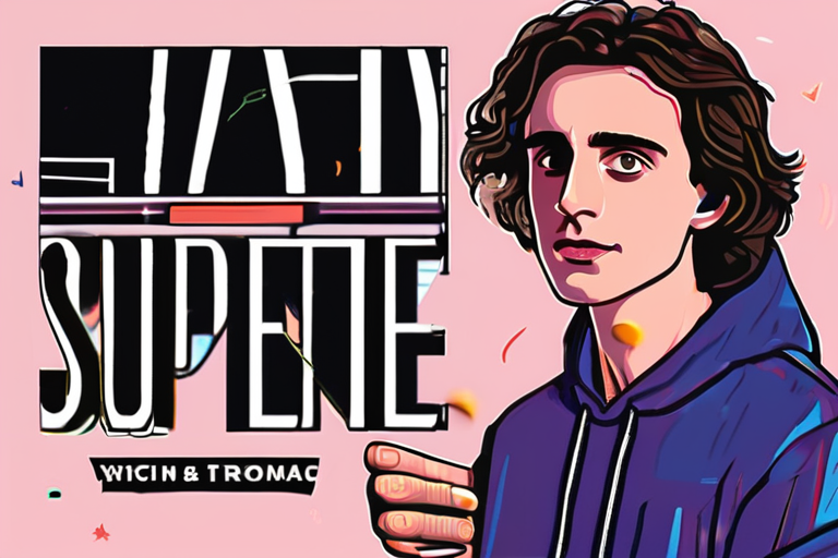 Timothée Chalamet Unveils Baffling Marty Supreme Promo Featuring Ping-Pong Balls and Fierce EDM Track