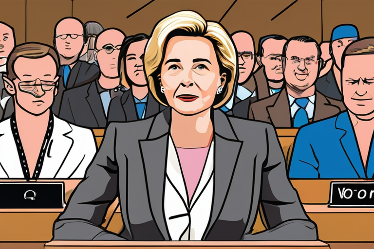 European Parliament Set to Vote on No-Confidence Motion Against von der Leyen