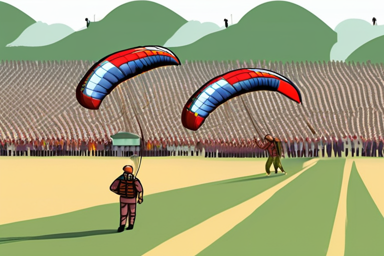 Army Paraglider Drops Bombs on Myanmar Festival Crowd, Killing at Least 24