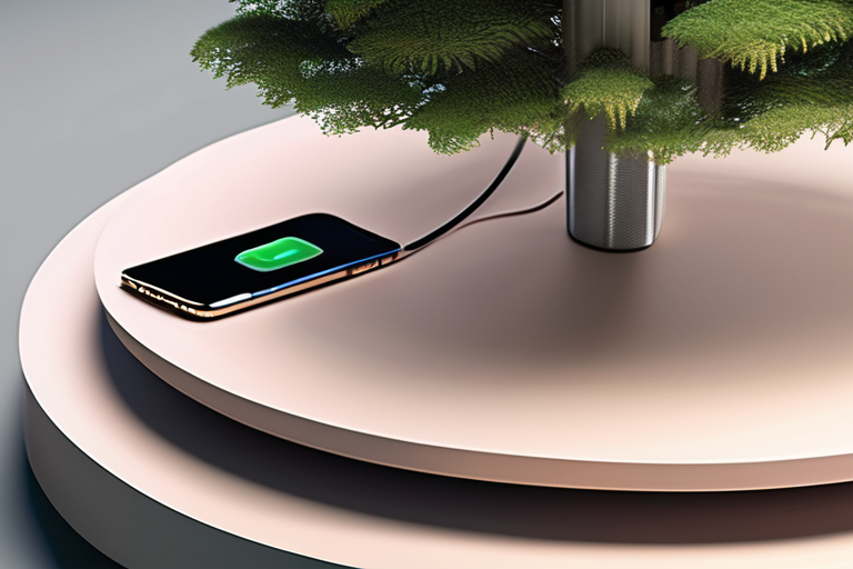 Apple Fans Rejoice: Futuristic Wireless Charging Tree Arrives