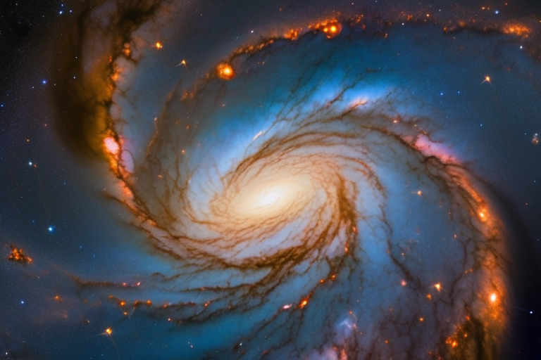 Hubble Unveils Vibrant Galaxy NGC 6000 in Stunning Blue and Gold Hues