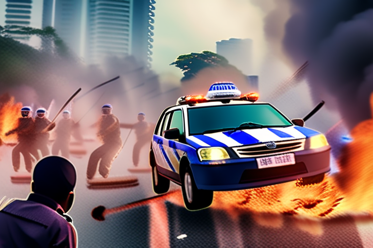 Indonesia Protests Erupt After Police Kill Delivery Driver in Crackdown