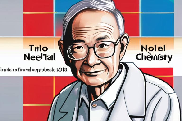 Nobel Prize in Chemistry Awarded to Trio for Revolutionary Metal-Organic Frameworks Breakthrough
