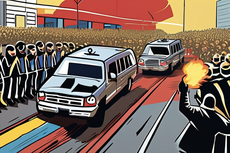 President Noboa's Motorcade Ambushed by Protesters in Ecuador