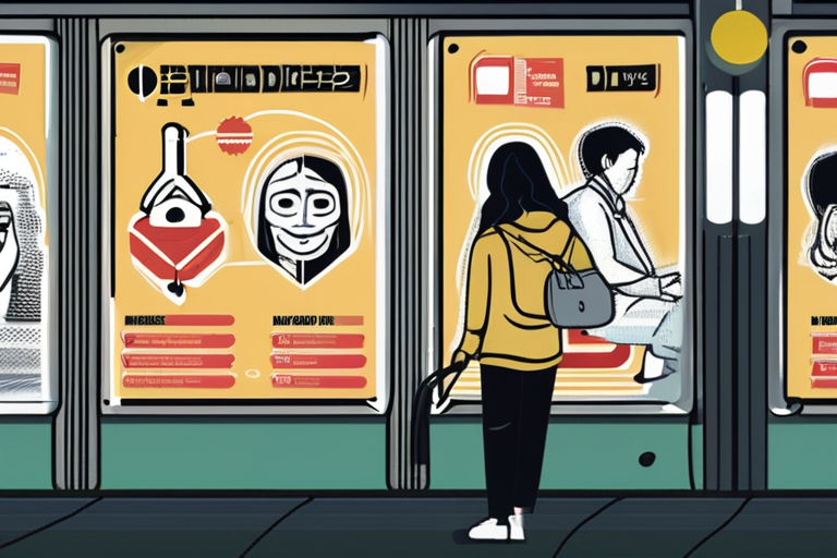 Vandals Target AI-Powered "Friend" Pendants in NYC Subway Ads