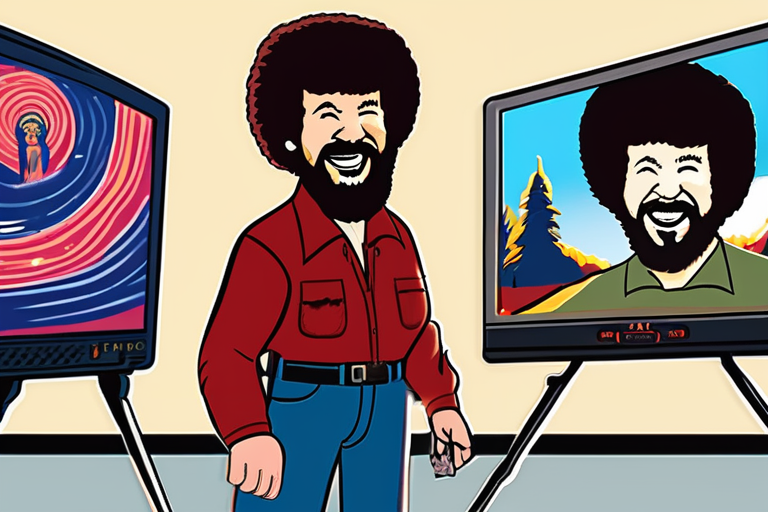 Bob Ross Paintings Bring Relief to Struggling Public TV Stations Amid Trump-Driven Funding Cuts