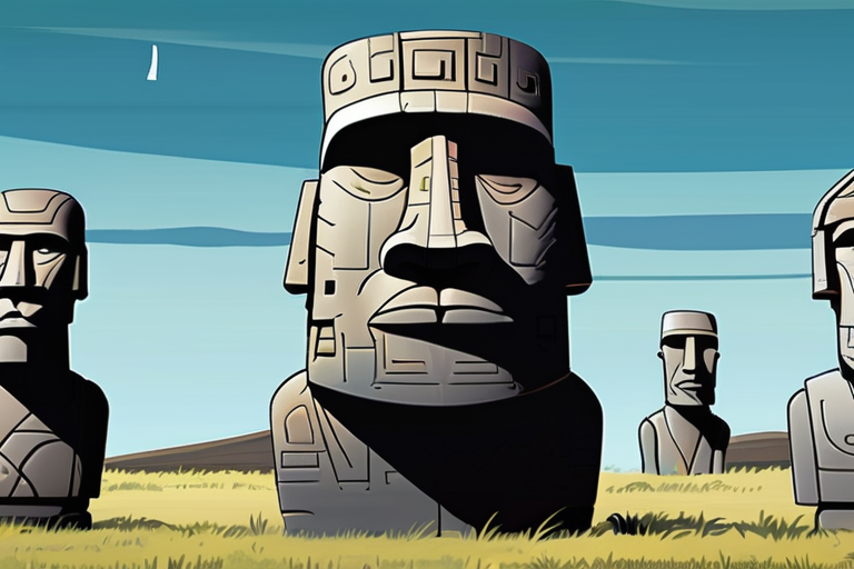 Scientists Confirm Ancient Moai Statues Were Transported on Wheels