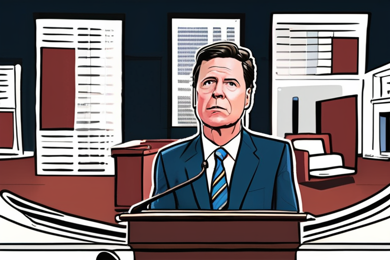 "Comey Pleads Not Guilty, Igniting Congressional Firestorm"