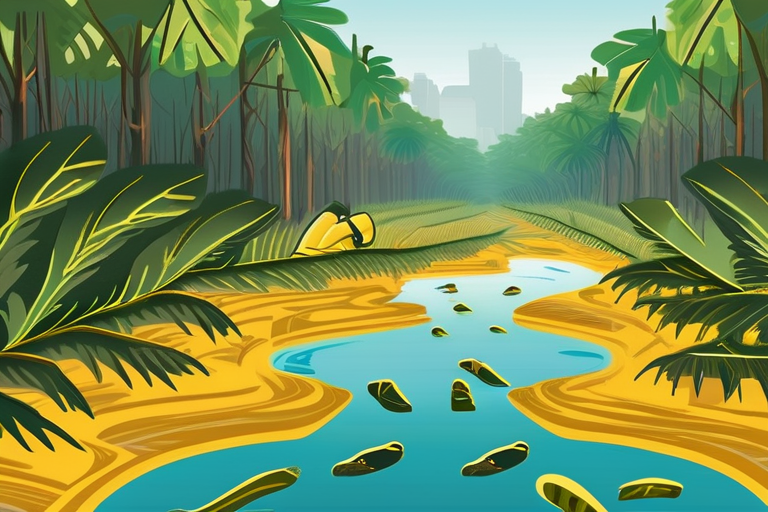 "Amazon Rainforest Ravaged by 140,000 Hectares of Illicit Gold Rush"