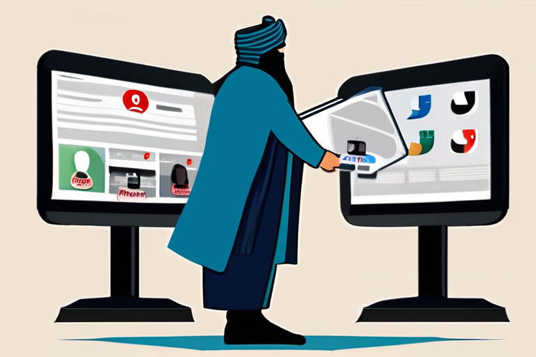 Taliban Blocks Social Media Access for Millions of Afghans
