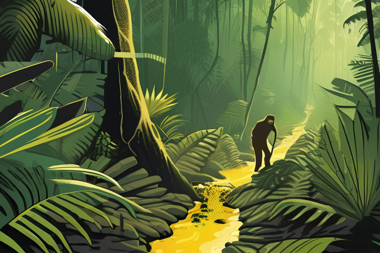 "Amazon Rainforest Ravaged by Illicit Gold Rush"