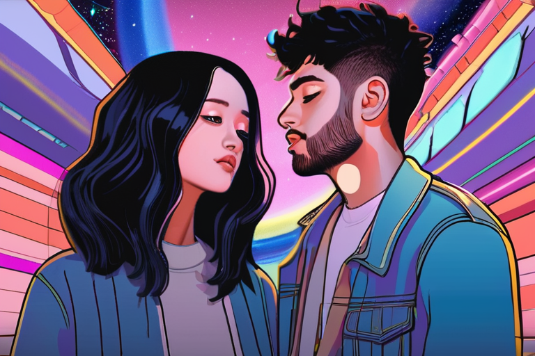 Zayn and Jisoo's Cosmic Collaboration Takes Flight in "Eyes Closed" Music Video