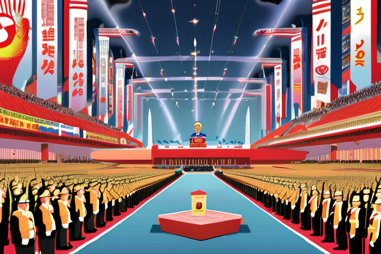 Kim Jong Un Leads Grand Tribute to North Korea's Ruling Party on 80th Anniversary