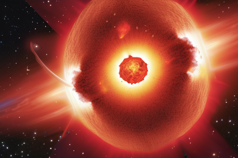 JWST Catches Red Supergiant Star on the Brink of Catastrophic Explosion