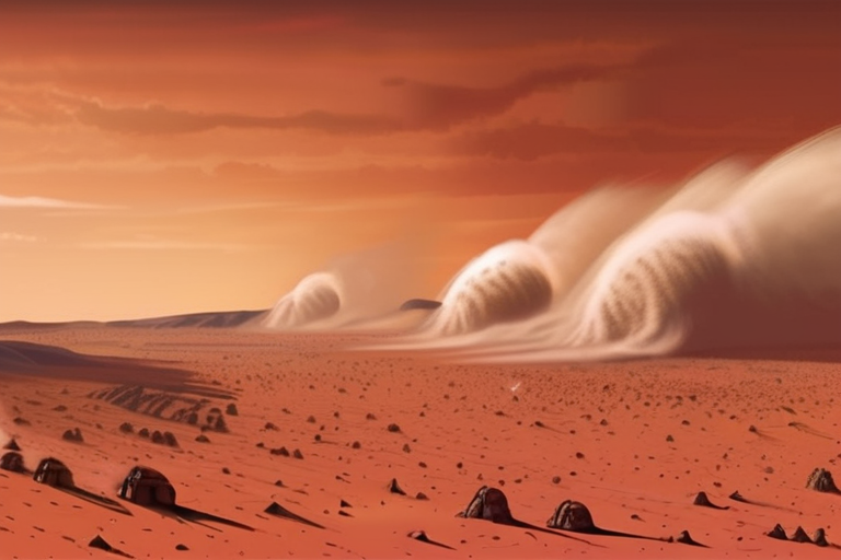 Martian Dust Devils Unleashed: Researchers Discover Fierce Storms Raging Across the Red Planet