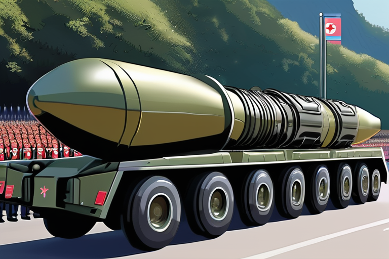 North Korea Unveils Powerful ICBM at Highly Anticipated Military Parade