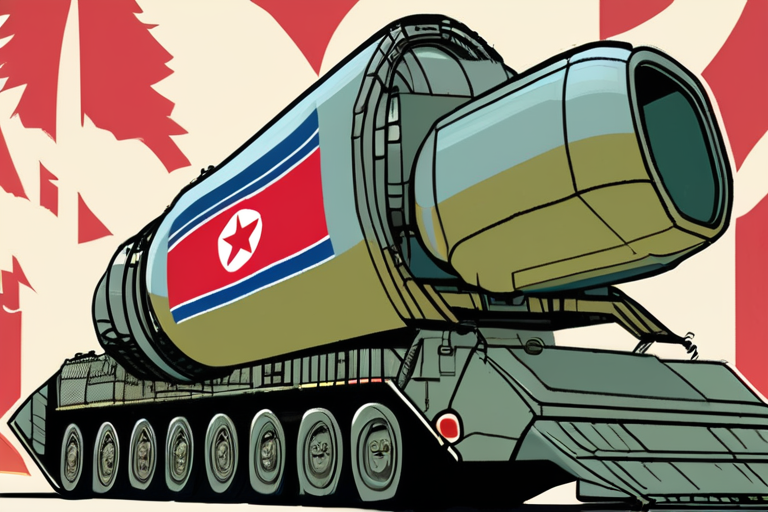 North Korea Unveils Monster Missile at Star-Studded Parade