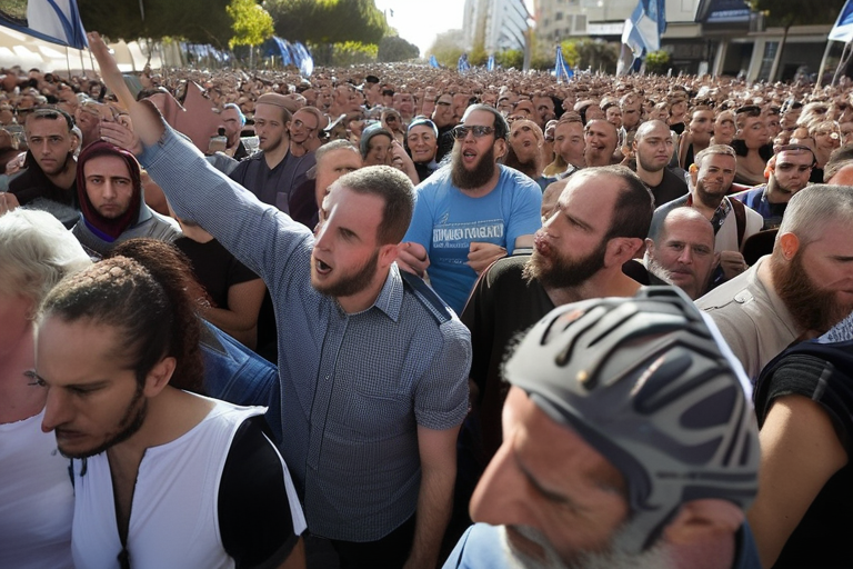 Israelis Rally En Masse in Tel Aviv Ahead of Expected Hostage Release by Hamas