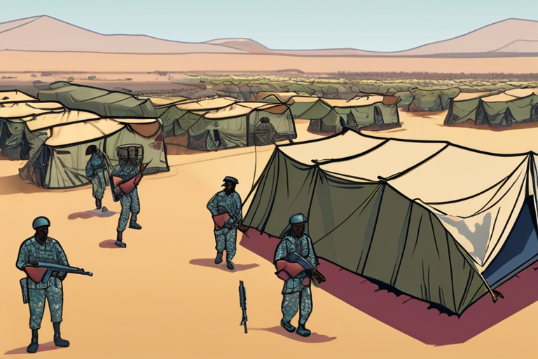 "Militia Strikes Devastate Sudan Camp, Killing at Least 60"