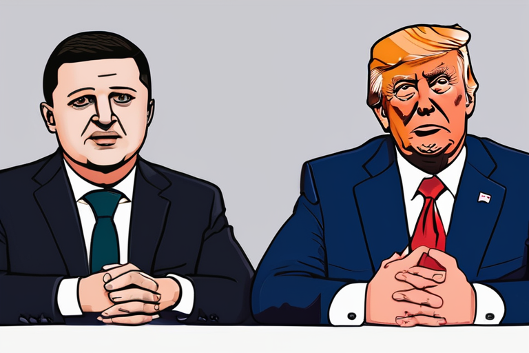Zelenskyy Seeks Trump's Help to Broker Ukraine Peace Talks Amid Gaza Breakthrough