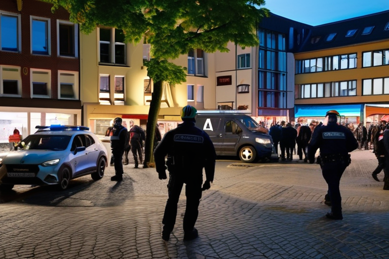 Shooting Erupts in Giessen Market Square: Multiple Injuries Reported