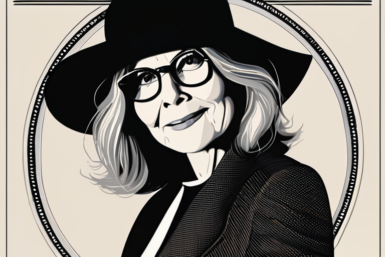 Diane Keaton Redefines Screwball Heroines with Timeless Sophistication and Intellectual Charm