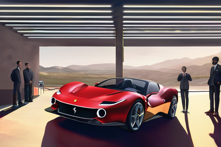 Ferrari Unleashes Electric Revolution: "The Elettrica" Roars onto the Scene Next Summer