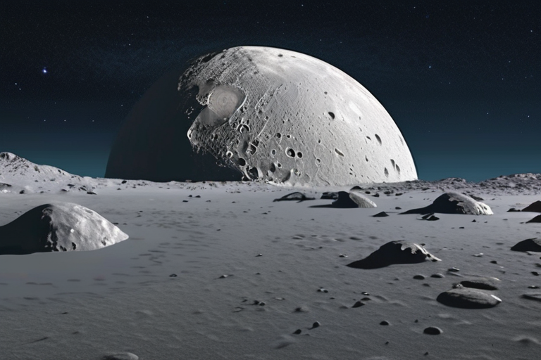 Moon's South Pole Cratered by 4-Billion-Year-Old Asteroid Impact Revealed
