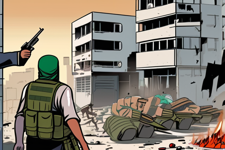 "Hamas Clashes with Clan Leave 27 Dead in Gaza City"