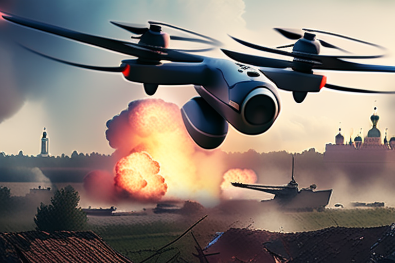 Russia Unleashes Widespread Drone Attack on Ukraine, Leaving 25 Injured and 1 Dead