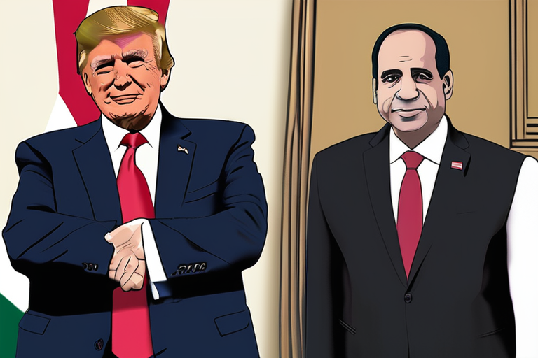 Trump Commends el-Sisi for Crucial Gaza Ceasefire Mediation Role