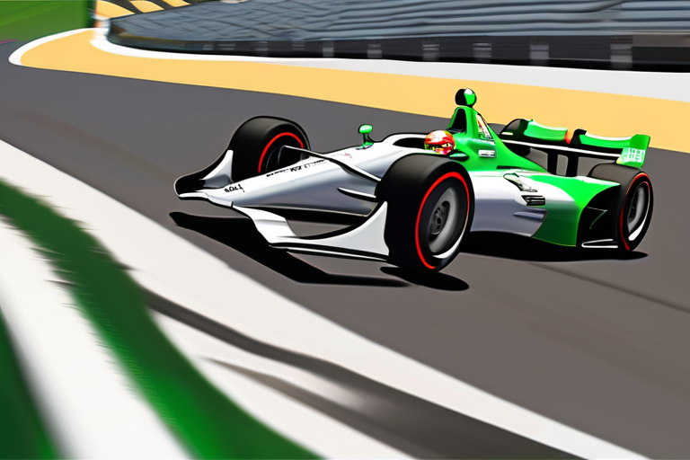 Mick Schumacher Takes IndyCar for a Spin at Iconic Indianapolis Speedway