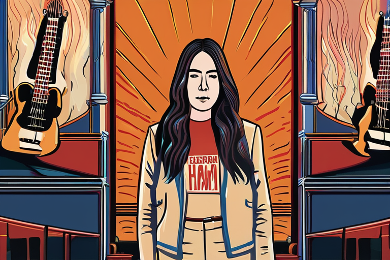 Haim Ignites Fiery Farewell Concert in Santa Barbara