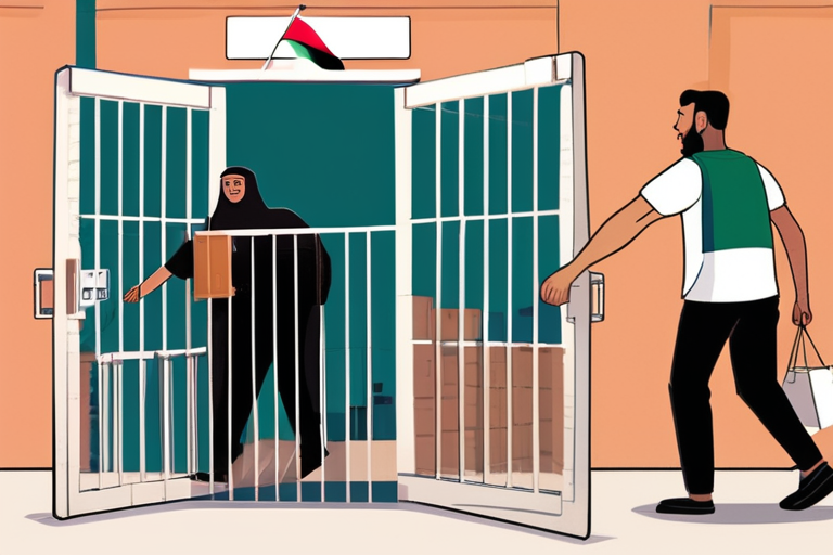 Palestinians Reunite with Freed Detainees Amid Israel's Conditional Release of Convicted Prisoners