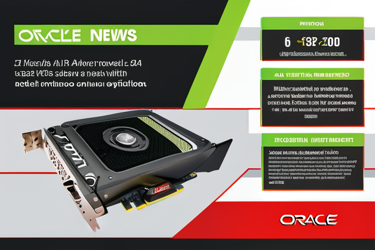 Oracle and NVIDIA Unleash Next-Gen Enterprise AI with Powerful GPU Boost