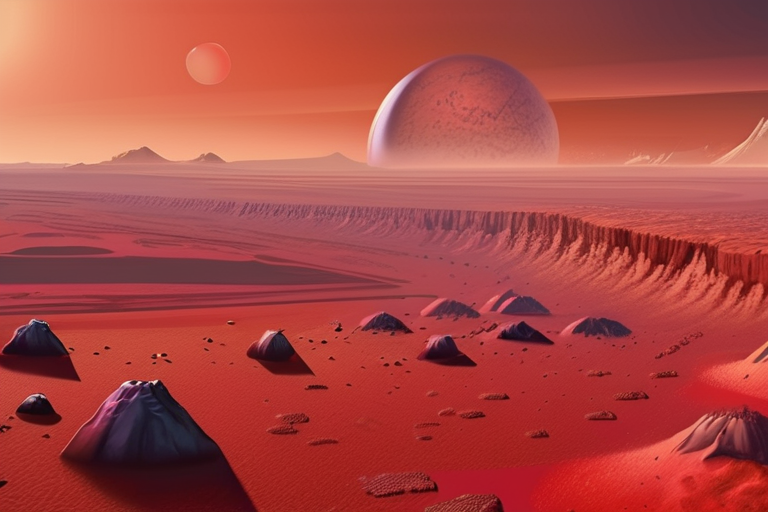 Mars Volcanoes Unleashed Ice at Equator, Rewriting Red Planet's History