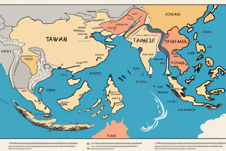 China Seizes 60,000 Maps for "Mislabelling" Taiwan and Omitting Key Islands